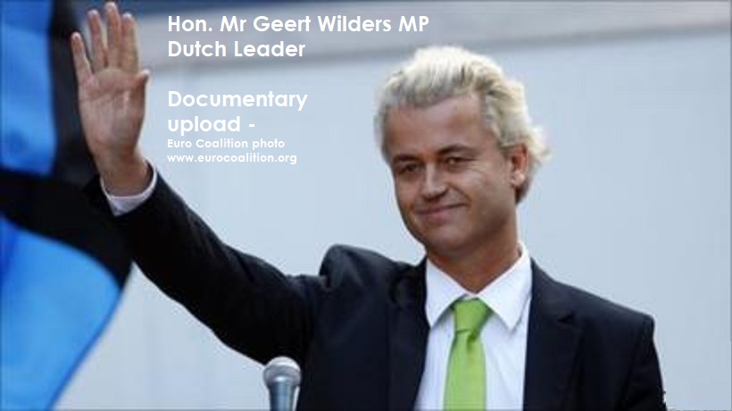 Hon Geert Wilders Dutch Leader