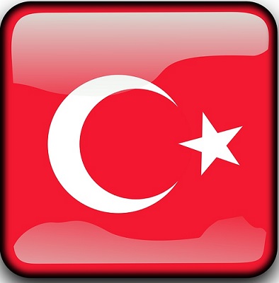 Turkish flag button