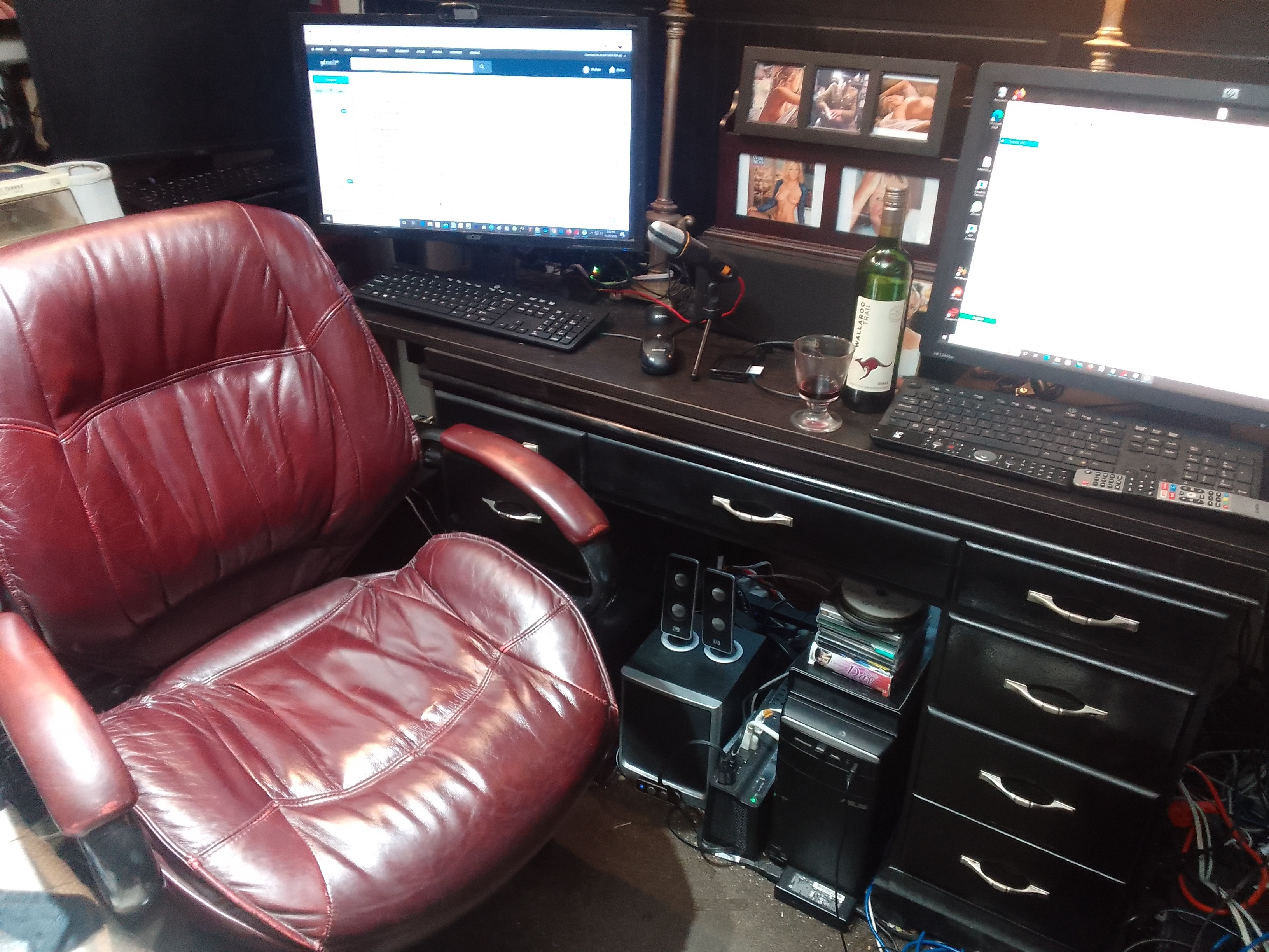 new leather chair at our HQ